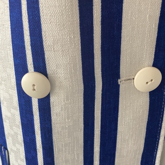 Lilli Ann Collections Vintage Stripe Blazer & Skirt Size L - Picture 6 of 17